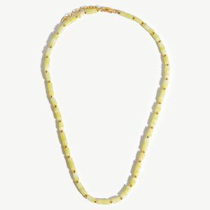 BNWOT Missoma Medium Beaded Stack Necklace NEVER WORN in 18ct Gold Plated Yellow